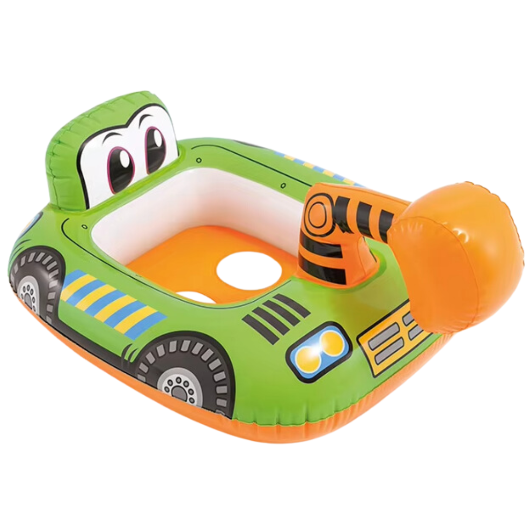 Inflatable Construction Pool Float (with seat)