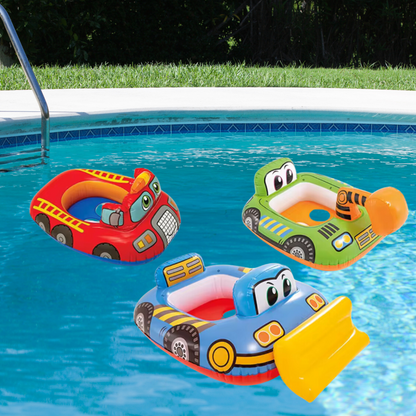 Inflatable Construction Pool Float (with seat)