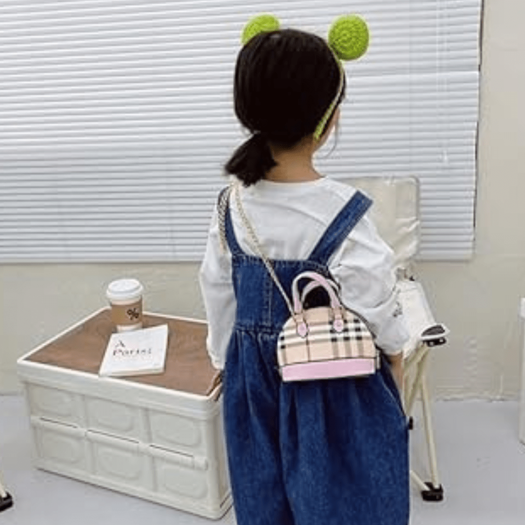 Children's Designer Plaid Handbag "Joli Petit" Collection - The Chaos Emporium