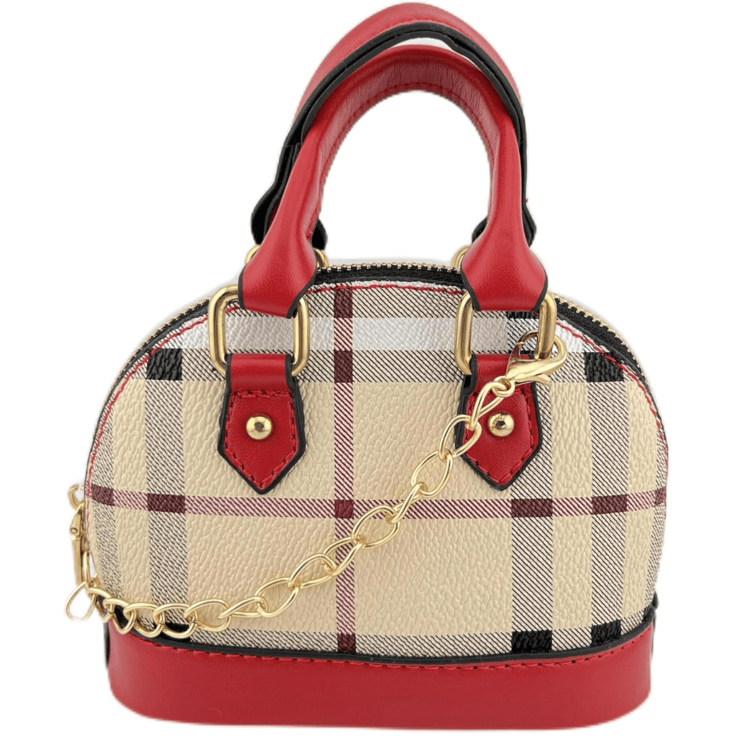 Children's Designer Plaid Handbag "Joli Petit" Collection - The Chaos Emporium