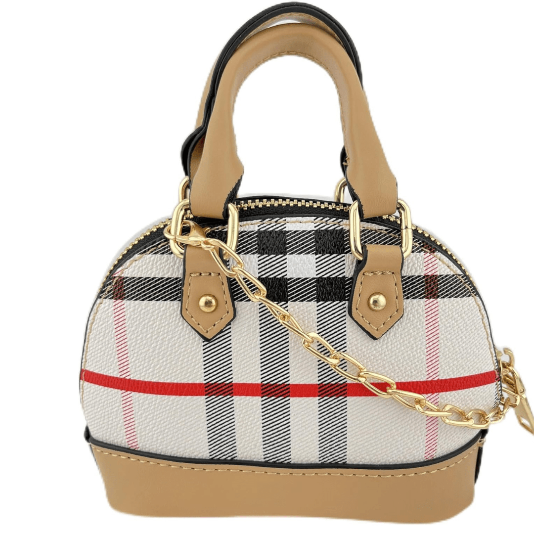 Children's Designer Plaid Handbag "Joli Petit" Collection - The Chaos Emporium