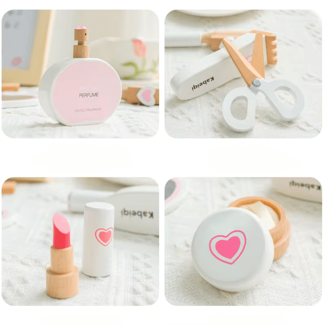 Children's Wooden Makeup Set - Mon Cheri Addition - The Chaos Emporium