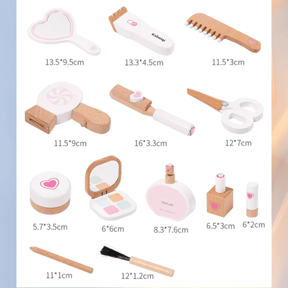 Children's Wooden Makeup Set - Mon Cheri Addition - The Chaos Emporium