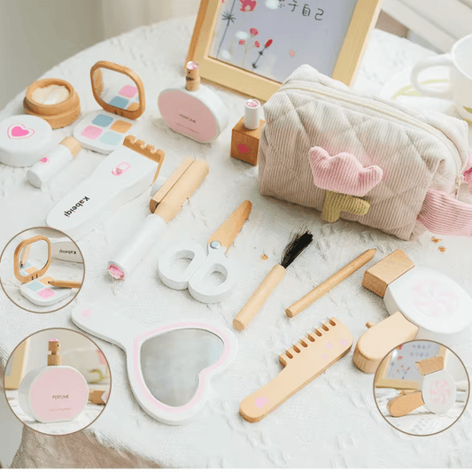 Children's Wooden Makeup Set - Mon Cheri Addition - The Chaos Emporium
