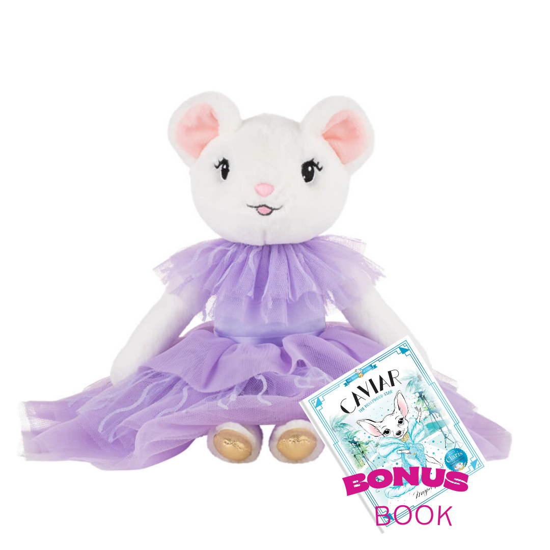 Claris Plush Oh La La Lilac - Large