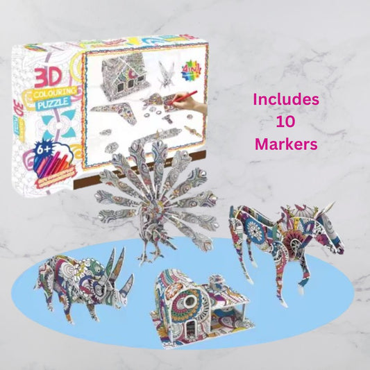 Coloring 3D Puzzles - The Chaos Emporium