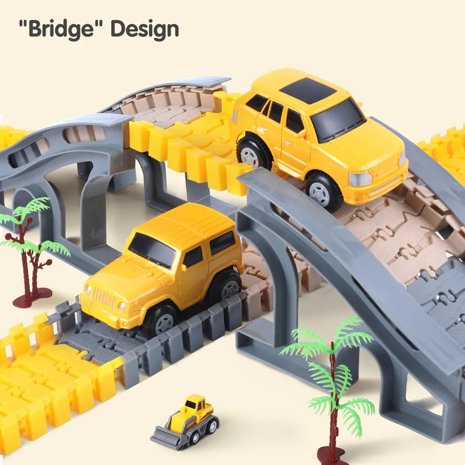 Construction Vehicles Race Track - The Chaos Emporium
