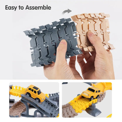 Construction Vehicles Race Track - The Chaos Emporium