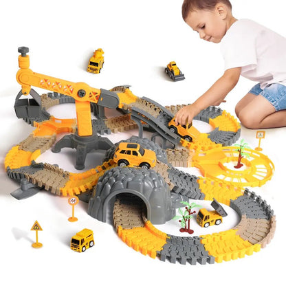 Construction Vehicles Race Track - The Chaos Emporium