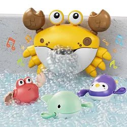 Crab Bubble Machine Bath Set - The Chaos Emporium