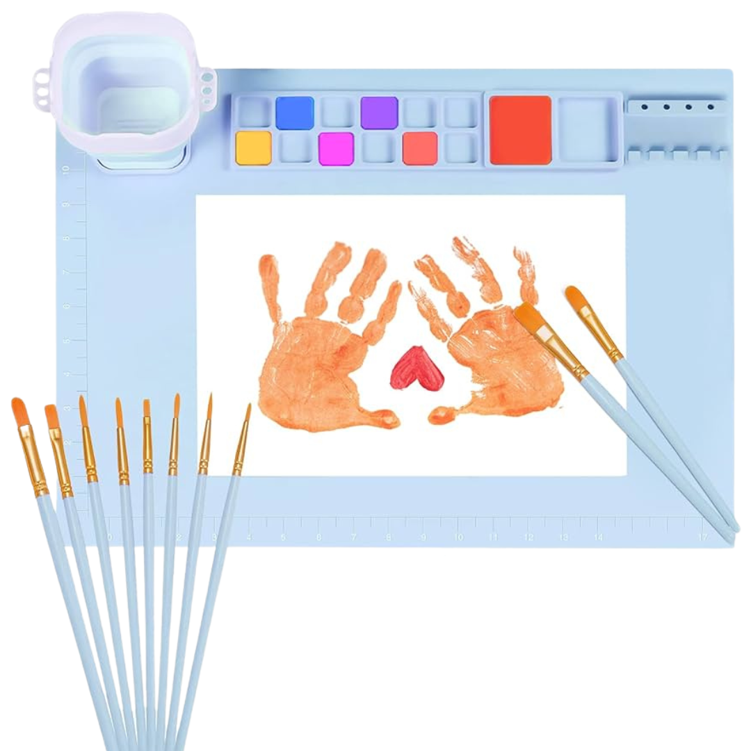 Silicone Craft Mat with Brushes