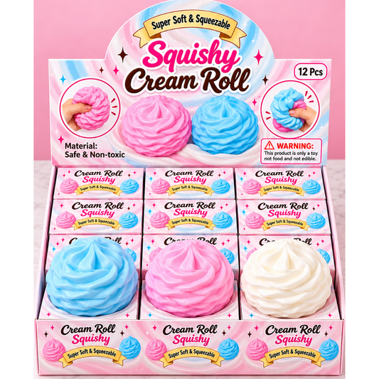 Crunchy Cream Roll Squishy
