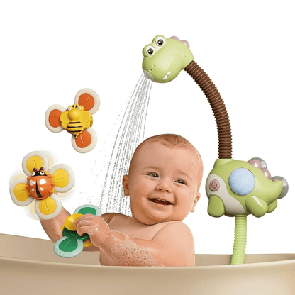 Dinosaur Sprinkler Shower Head Bath Toy - The Chaos Emporium
