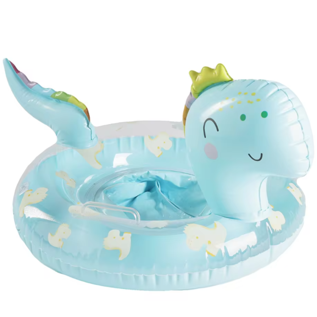 Inflatable Dinosaur Glitter Pool Float (with seat)