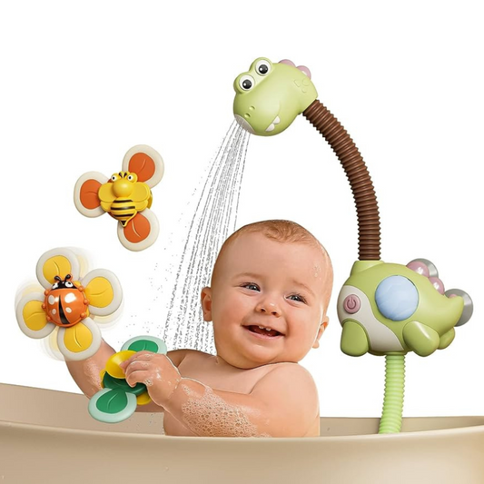 Dinosaur Sprinkler Shower Head Bath Toy