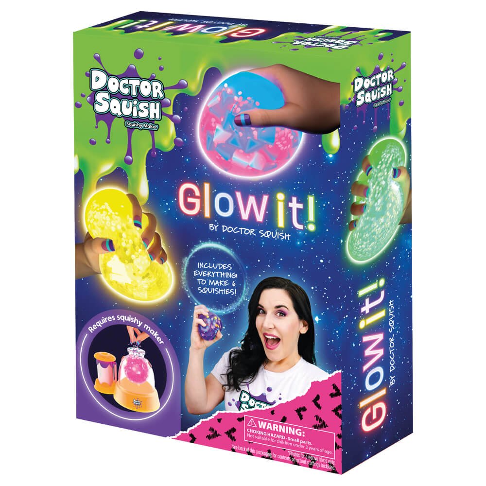 Doctor Squish Squishy Maker Refill Pack (Glow Edition) - The Chaos Emporium