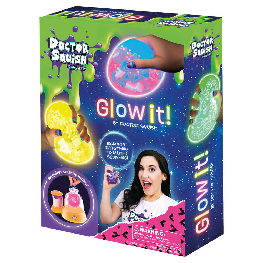 Doctor Squish Squishy Maker Refill Pack (Glow Edition)
