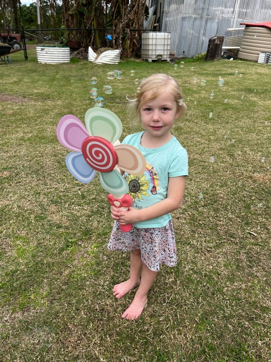 Flower Windmill Bubble Blower - The Chaos Emporium