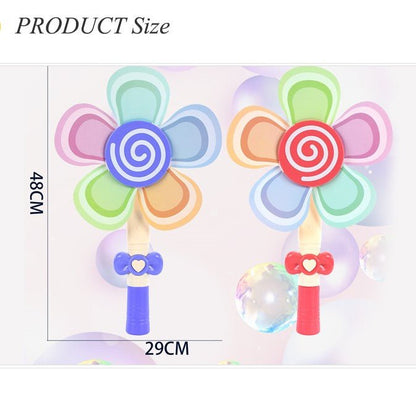 Flower Windmill Bubble Blower - The Chaos Emporium
