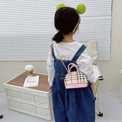 Children's Designer Plaid Handbag "Joli Petit" Collection