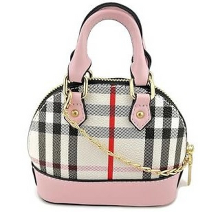 Children's Designer Plaid Handbag "Joli Petit" Collection