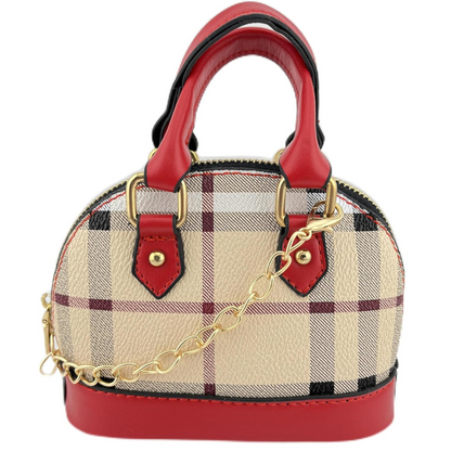 Children's Designer Plaid Handbag "Joli Petit" Collection