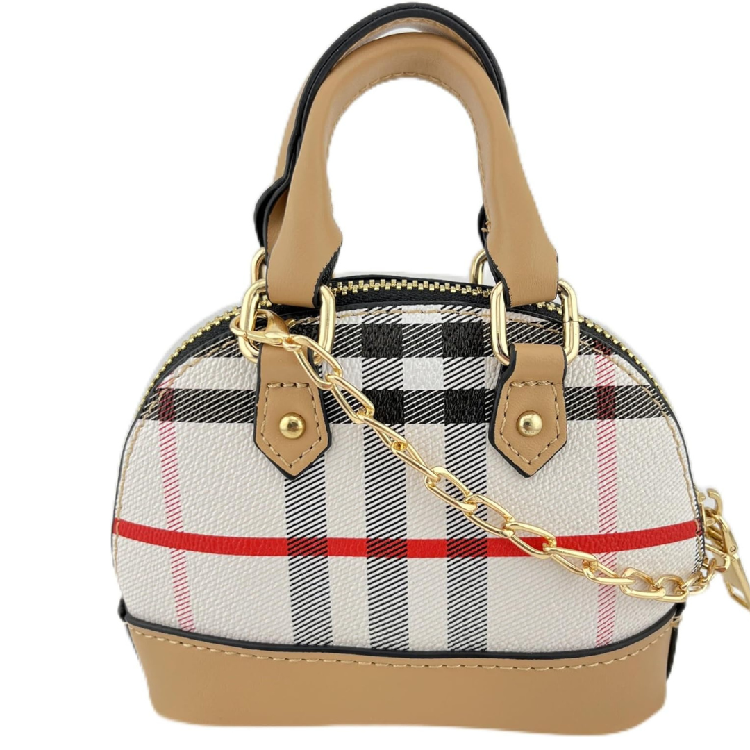 Children's Designer Plaid Handbag "Joli Petit" Collection