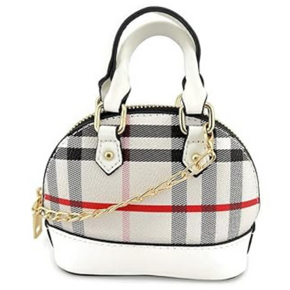 Children's Designer Plaid Handbag "Joli Petit" Collection