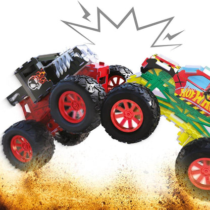 Hot Wheels Monster Trucks Motor Maker Kitz Crash Zone Twin Pack