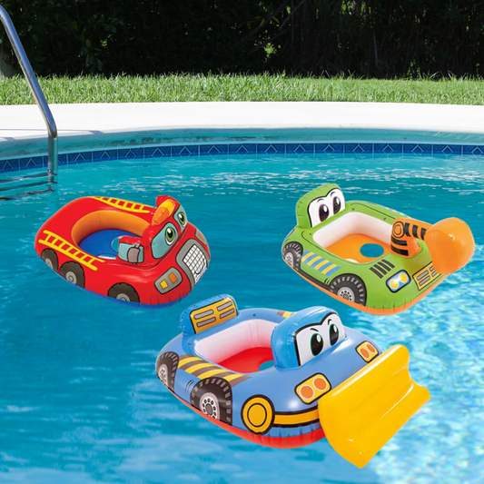 Inflatable Construction Pool Float (with seat) - The Chaos Emporium