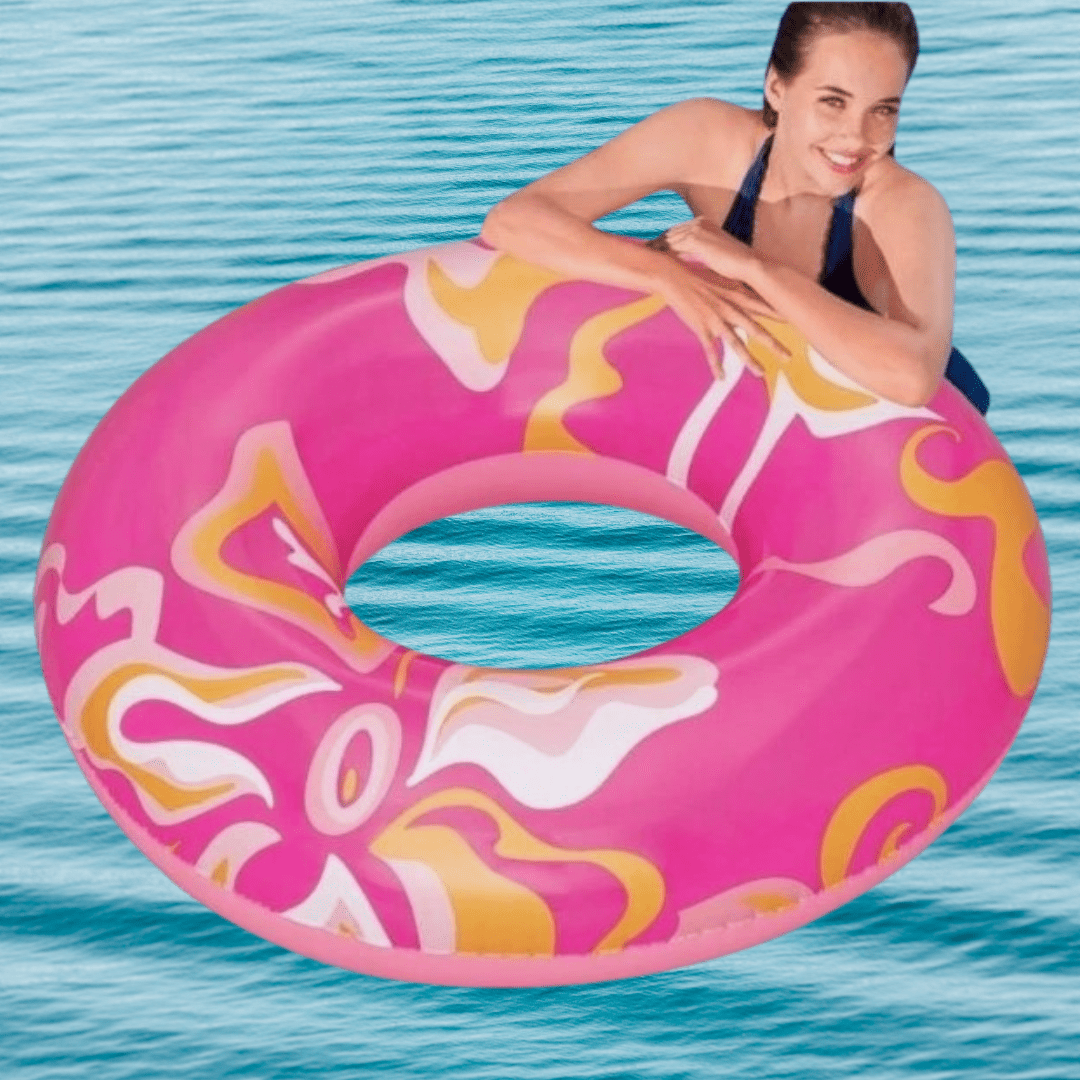 Inflatable Retro Swim Ring - The Chaos Emporium