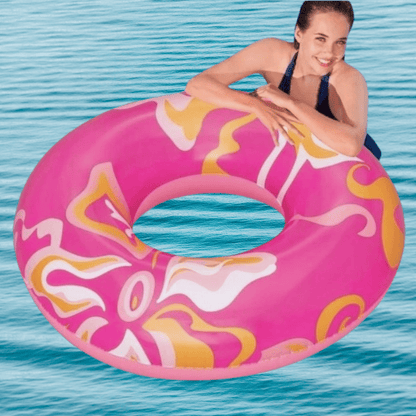 Inflatable Retro Swim Ring - The Chaos Emporium