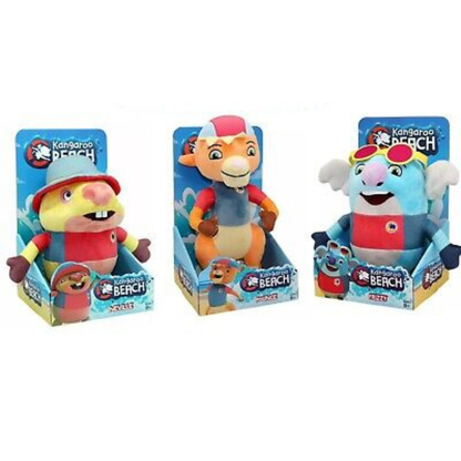 Kangaroo Beach Plush Characters