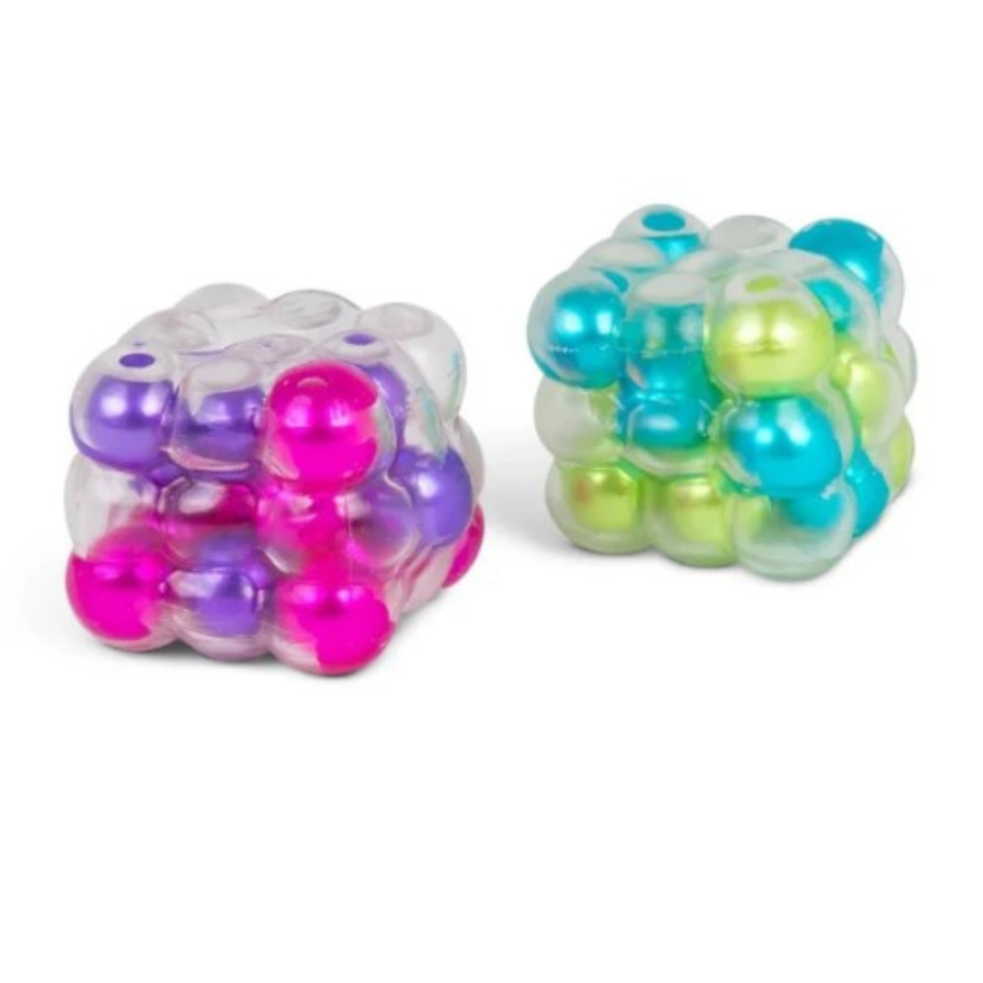 Squishy Crunchy Marble Cube