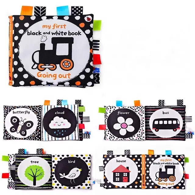 My 1st Black & White Soft Cloth Book - Going Out - The Chaos Emporium