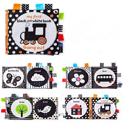 My 1st Black & White Soft Cloth Book - Going Out - The Chaos Emporium
