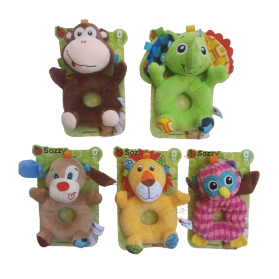 Newborn Plush Rattle - The Chaos Emporium