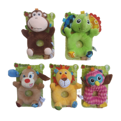 Newborn Plush Rattle - The Chaos Emporium