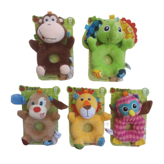 Newborn Plush Rattle - The Chaos Emporium