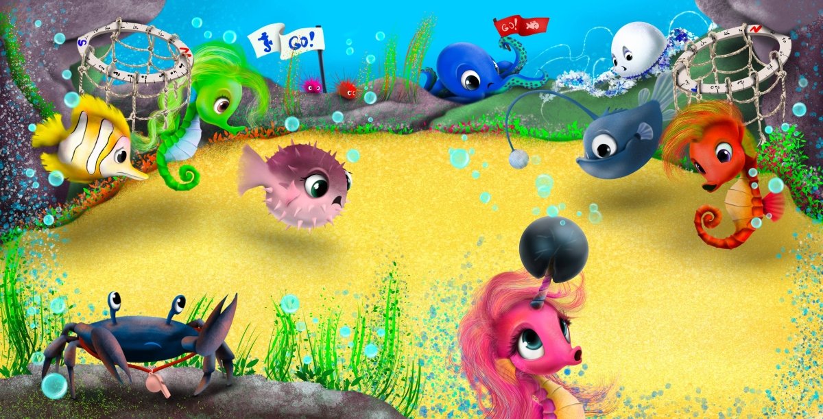 Nori, The Seahorse with a Unicorn Horn Book - The Chaos Emporium