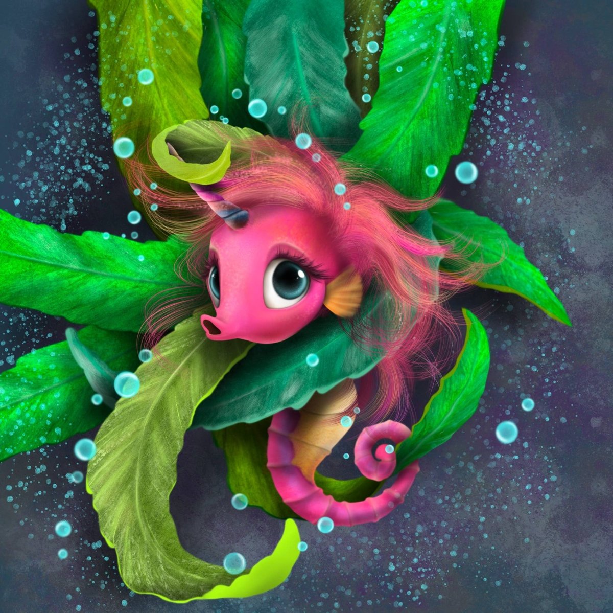 Nori, The Seahorse with a Unicorn Horn Book - The Chaos Emporium
