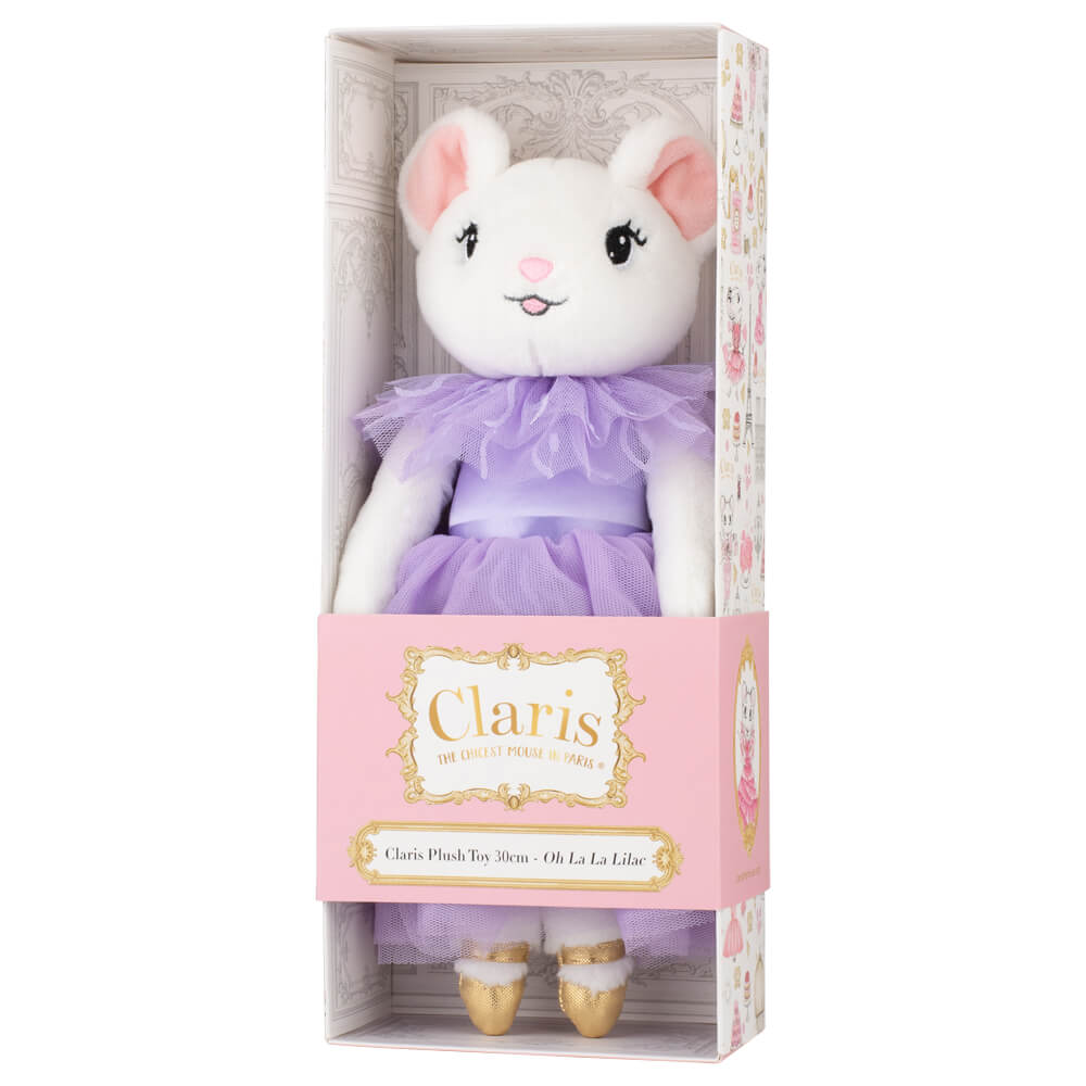 Claris Plush Oh La La Lilac - Large