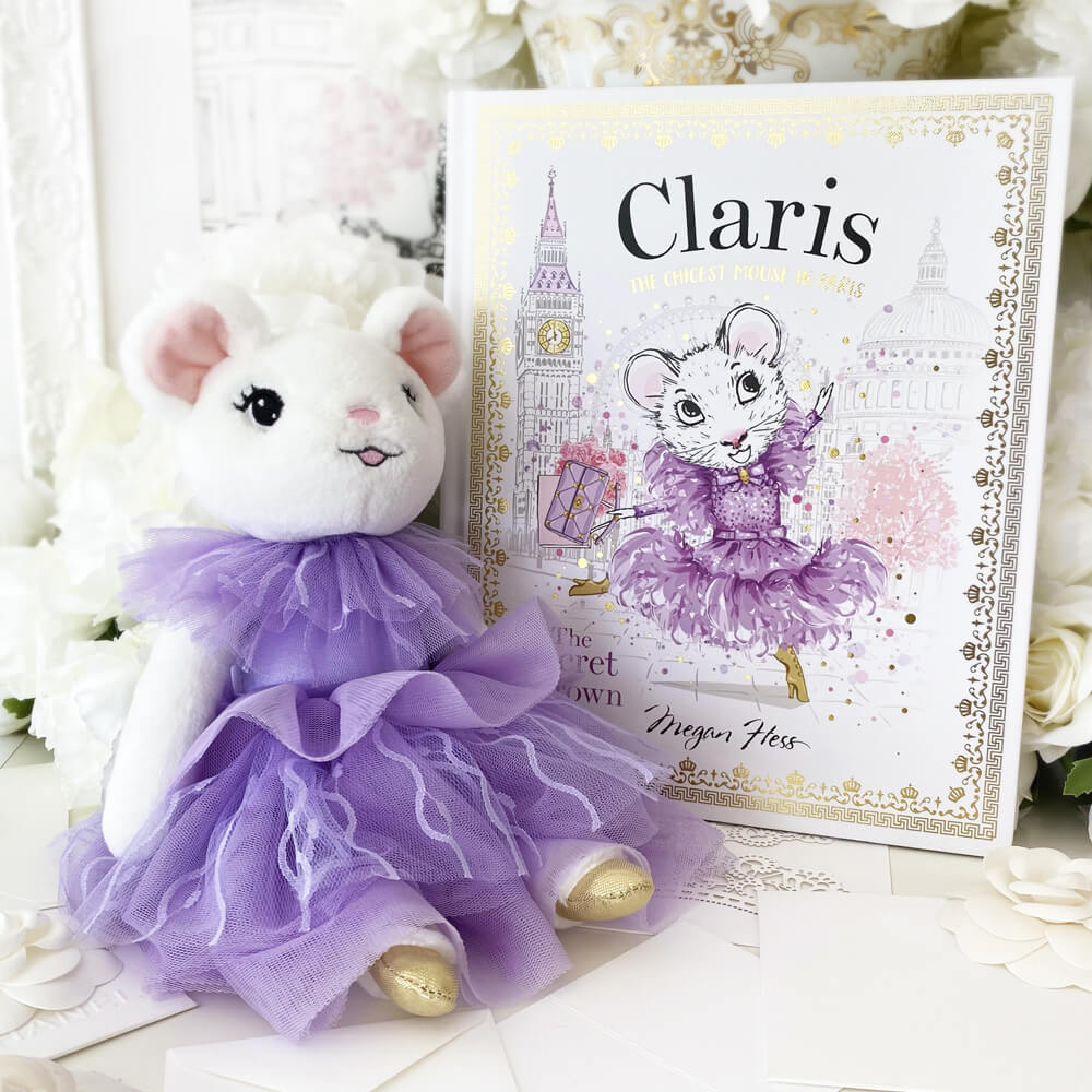 Claris Plush Oh La La Lilac - Large