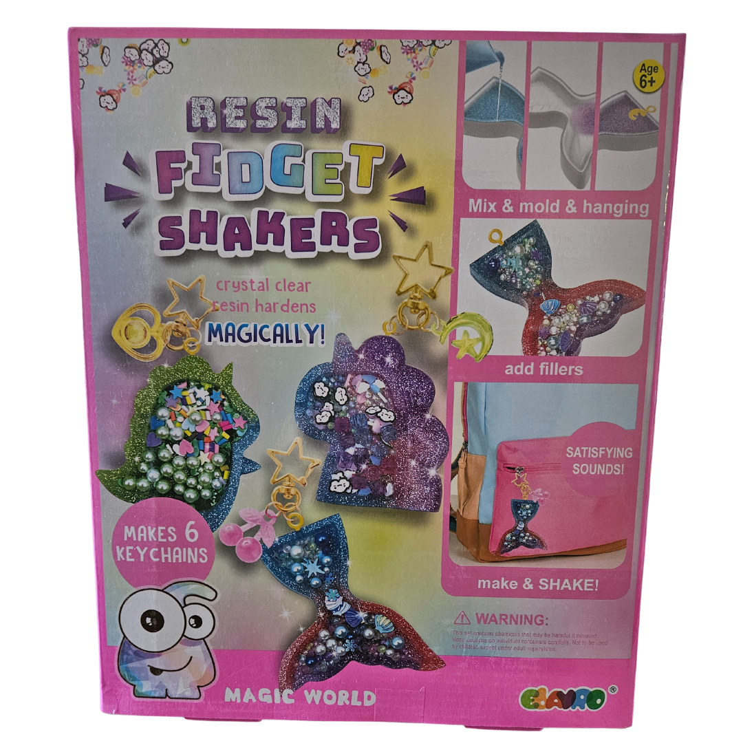 Resin Fidget Shaker Keychains - The Chaos Emporium
