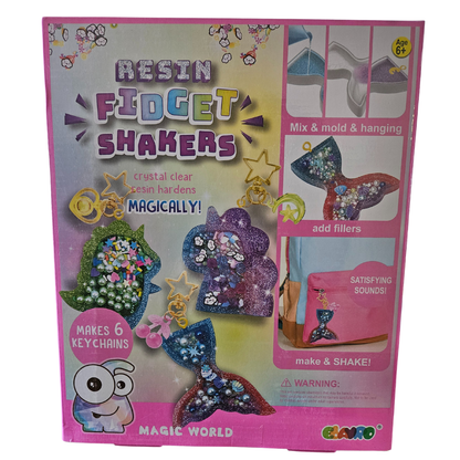 Resin Fidget Shaker Keychains - The Chaos Emporium
