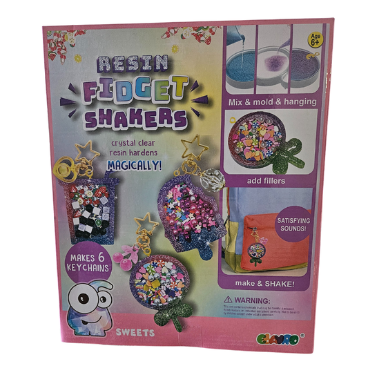 Resin Fidget Shaker Keychains - The Chaos Emporium