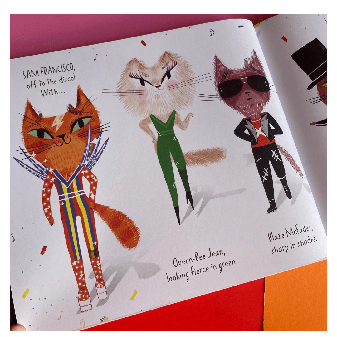 Sam Francisco & The Cat Disco Hardcover Book by Annick Press - The Chaos Emporium
