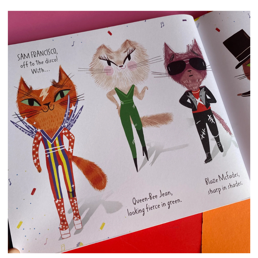 Sam Francisco & The Cat Disco Hardcover Book by Annick Press