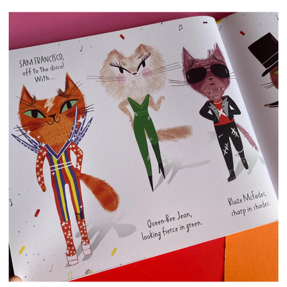 Sam Francisco & The Cat Disco Hardcover Book by Annick Press