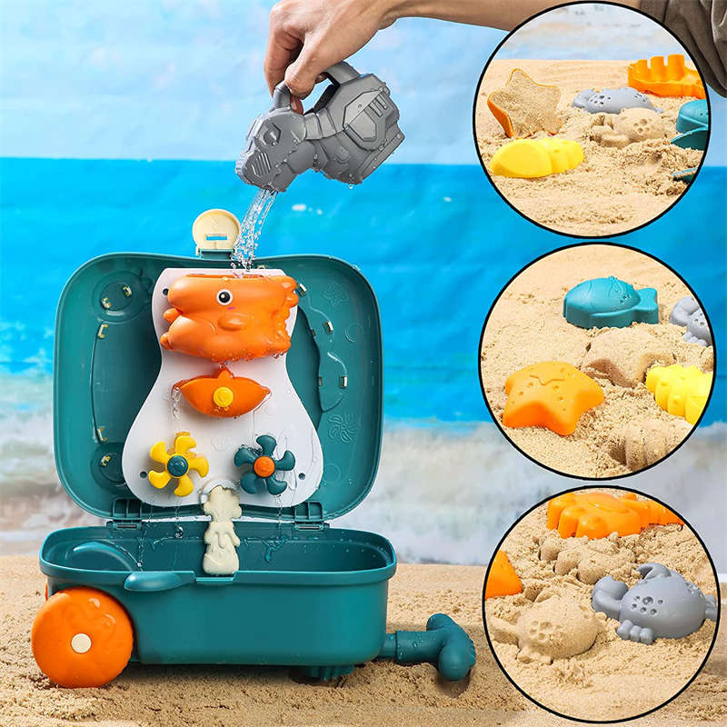 Sand & Waterplay Beach Suitcase - Dinosaur - The Chaos Emporium